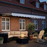 Vidaxl handmatige luifelhouder met led's 3 x 2,5 m