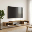 Vidaxl wandgemonteerd tv-meubel muurmontage artisanaal eiken