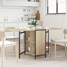 Vidaxl eettafel 144 x 60 x 75 cm bewerkt hout sonoma eiken rechthoekig