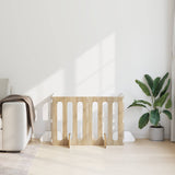 Vidaxl opvouwbaar huisdierhek 4 st sonoma eiken 201 x 38 x 70 cm