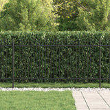 Vidaxl spike boog hek dronten 200 x 150 cm gepoedercoat staal zwart