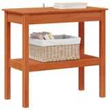 Vidaxl wandtafel wasbruin 80 x 40 x 75 cm massief grenenhout