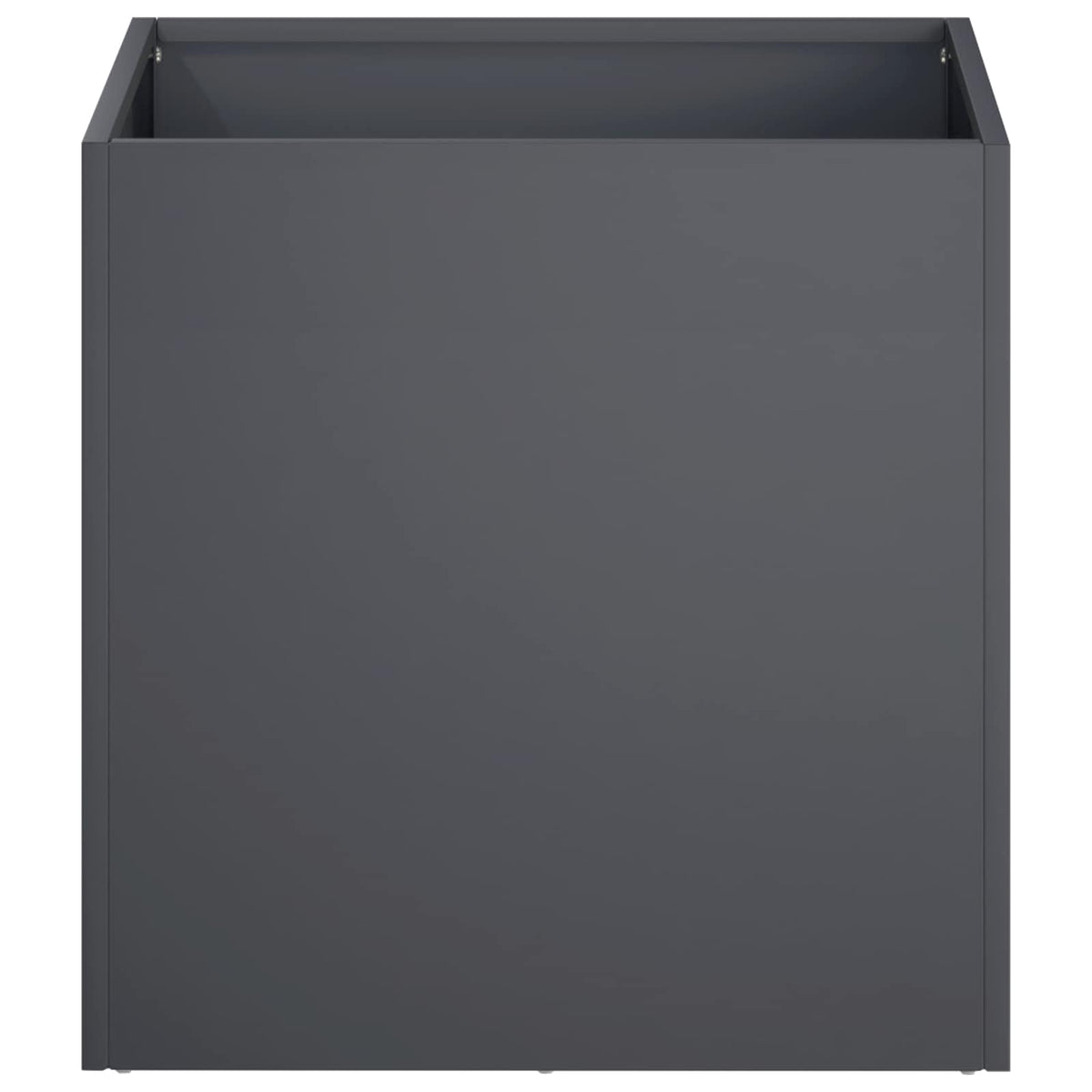 Vidaxl plantenbak antraciet 25 x 25 x 25 cm koudgewalst staal