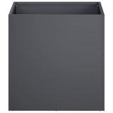 Vidaxl plantenbak antraciet 35 x 35 x 35 cm koudgewalst staal