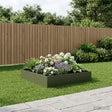 Vidaxl plantenbak olijfgroen 80 x 80 x 20 cm koudgewalst staal