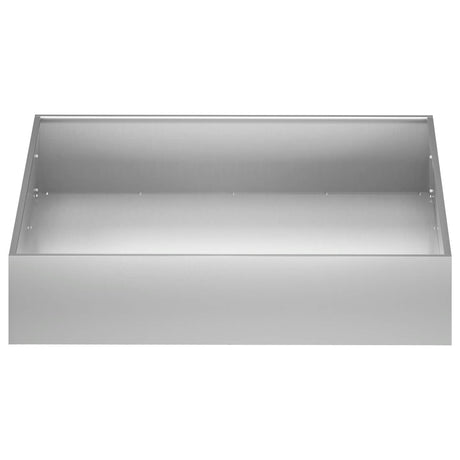 Vidaxl plantenbak zilver 100 x 100 x 20 cm gegalvaniseerd staal