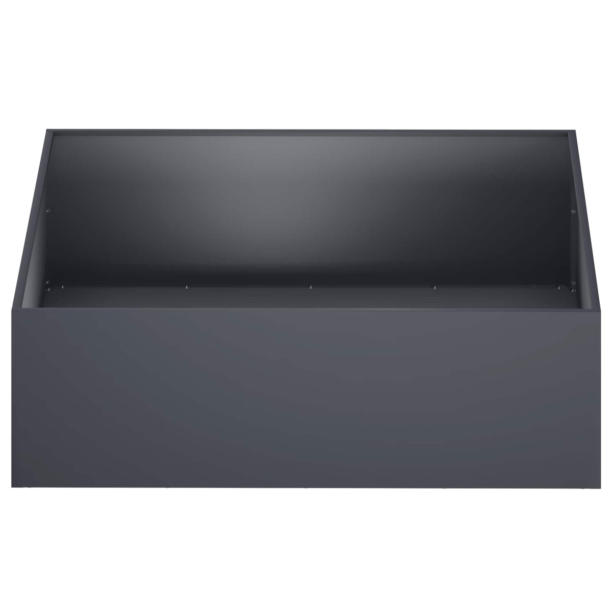 Vidaxl plantenbak antraciet 80 x 80 x 30 cm koudgewalst staal