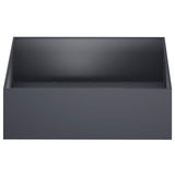 Vidaxl plantenbak antraciet 80 x 80 x 30 cm koudgewalst staal