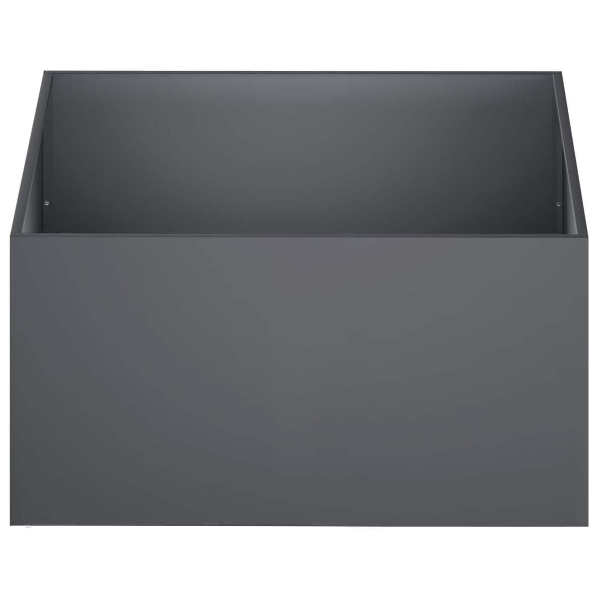 Vidaxl plantenbak antraciet 60 x 60 x 40 cm koudgewalst staal