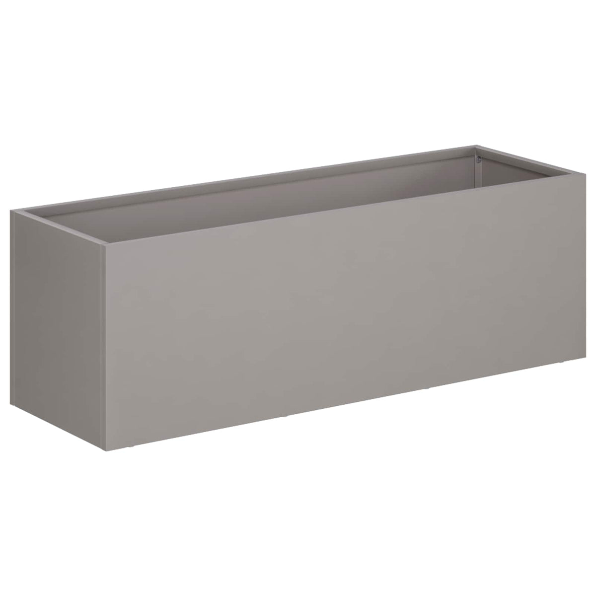 Vidaxl plantenbak roestkleurig 60 x 20 x 20 cm weervast staal