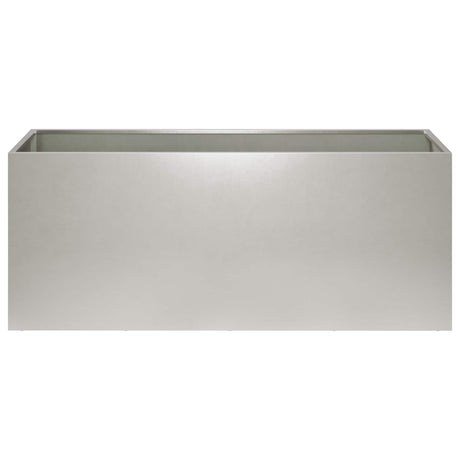 Vidaxl plantenbak zilver 80 x 40 x 40 cm roestvrij staal