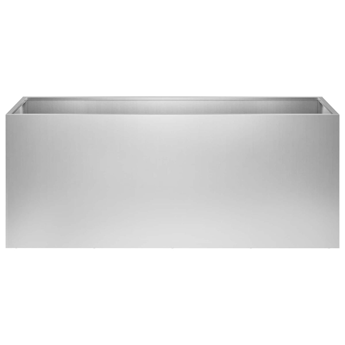Vidaxl plantenbak zilver 100 x 40 x 40 cm gegalvaniseerd staal