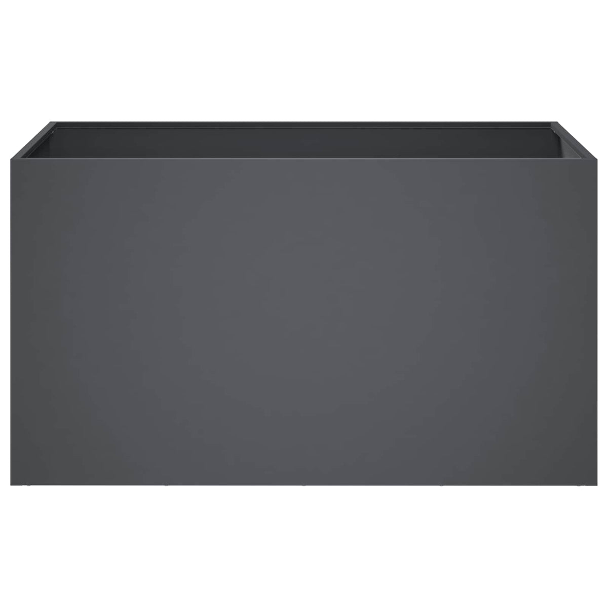 Vidaxl plantenbak antraciet 80 x 50 x 50 cm koudgewalst staal