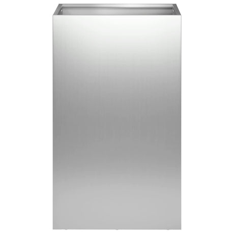 Vidaxl plantenbak zilver 40 x 40 x 50 cm gegalvaniseerd staal
