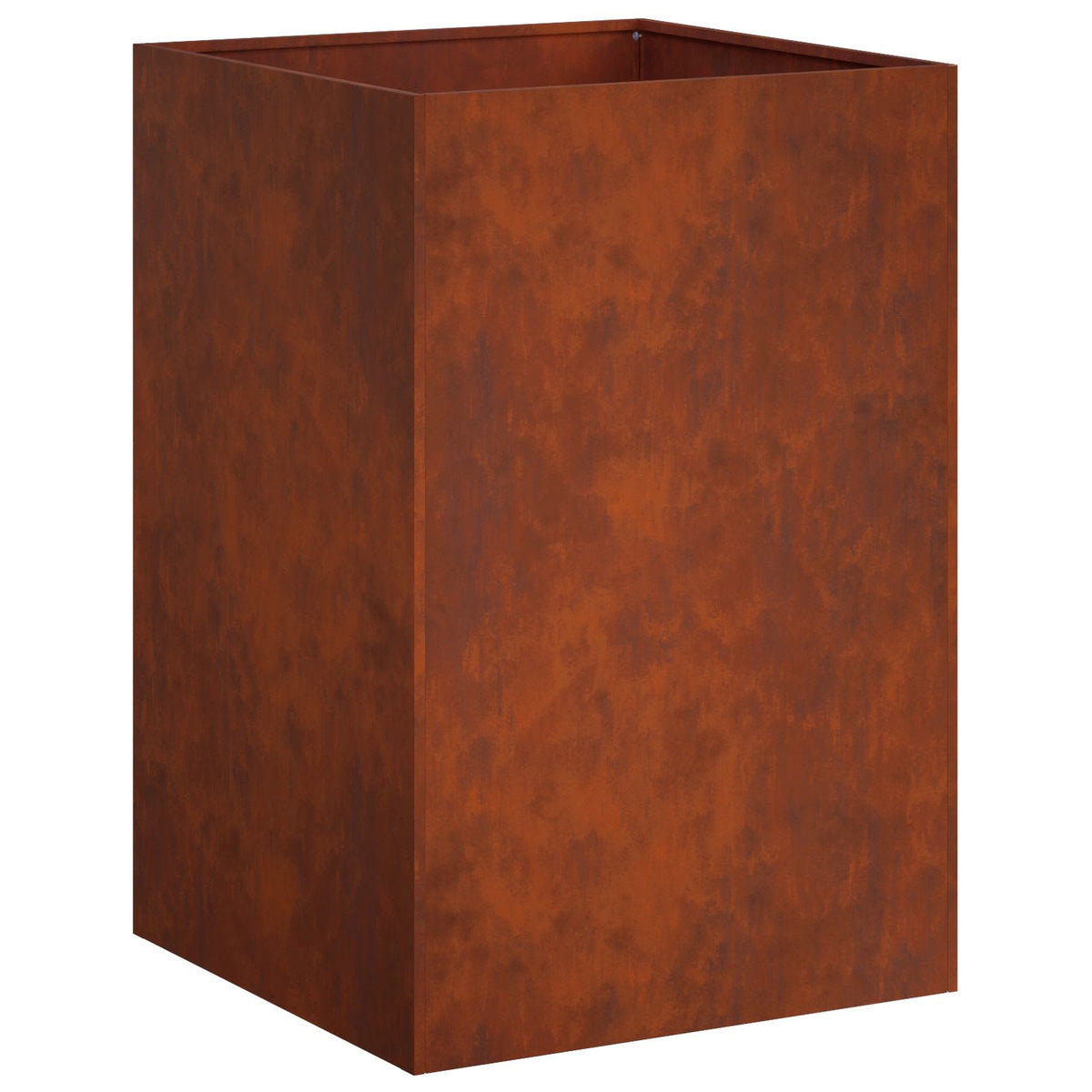 Vidaxl plantenbak 2 st roestkleurig 40 x 40 x 75 cm weervast staal