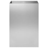 Vidaxl plantenbak zilver 50 x 50 x 75 cm gegalvaniseerd staal