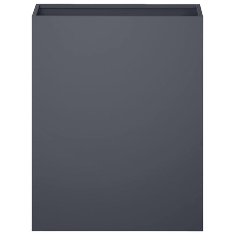 Vidaxl plantenbak antraciet 40 x 20 x 40 cm koudgewalst staal