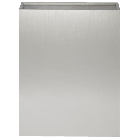 Vidaxl plantenbak zilver 40 x 20 x 40 cm roestvrij staal