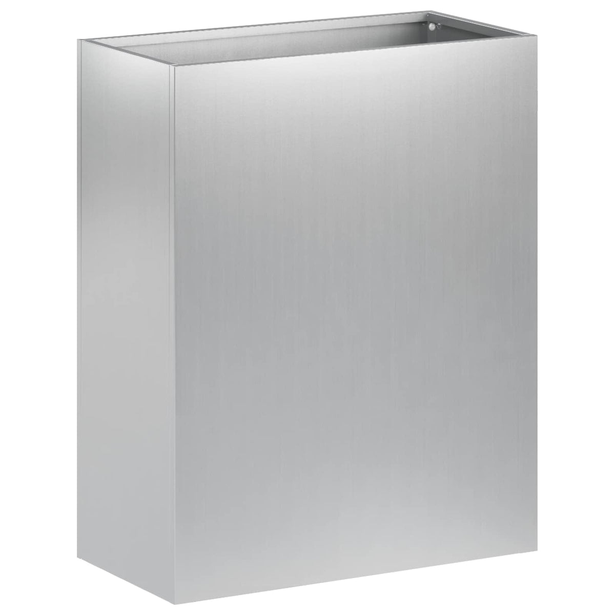 Vidaxl plantenbak zilver 40 x 20 x 40 cm gegalvaniseerd staal