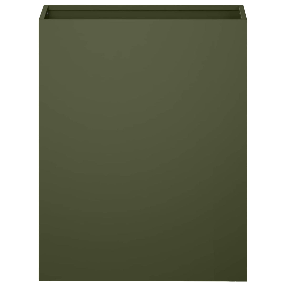 Vidaxl plantenbak olijfgroen 40 x 20 x 50 cm koudgewalst staal