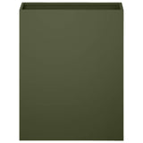 Vidaxl plantenbak olijfgroen 40 x 20 x 50 cm koudgewalst staal