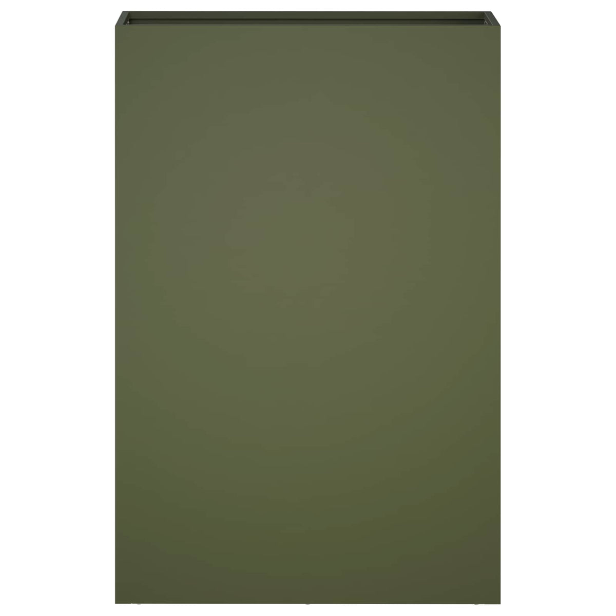 Vidaxl plantenbak olijfgroen 40 x 20 x 75 cm koudgewalst staal