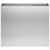 Vidaxl plantenbak zilver 50 x 20 x 40 cm gegalvaniseerd staal