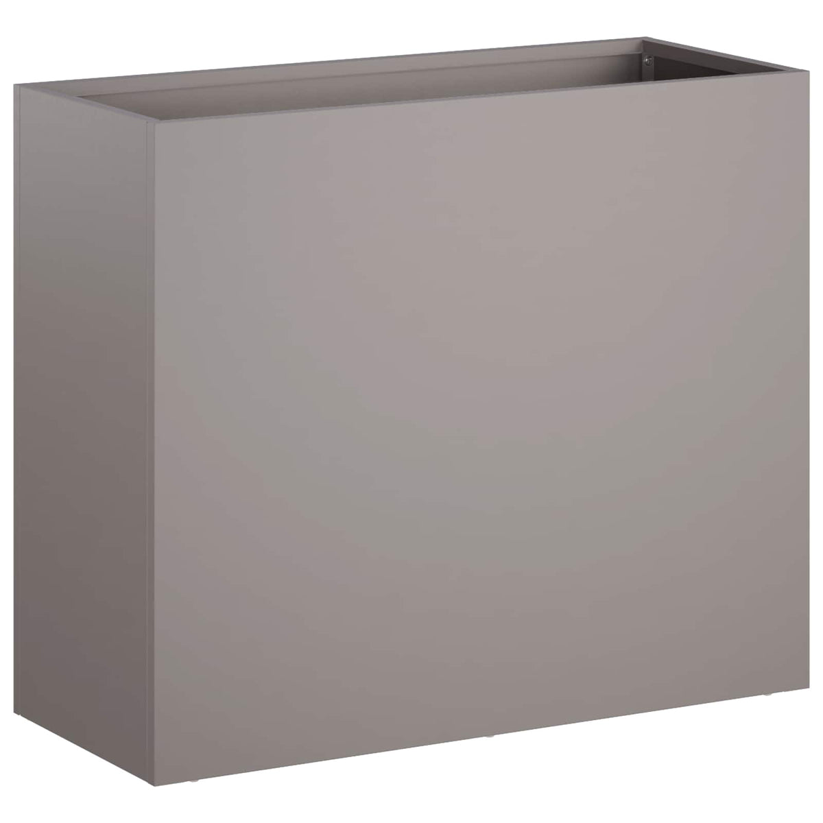Vidaxl plantenbak roestkleurig 50 x 20 x 40 cm weervast staal