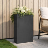 Vidaxl plantenbak antraciet 50 x 20 x 75 cm koudgewalst staal