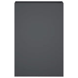 Vidaxl plantenbak antraciet 50 x 20 x 75 cm koudgewalst staal