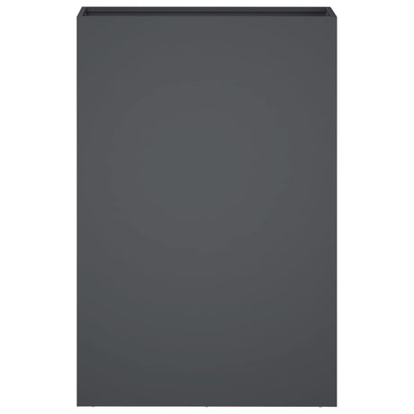 Vidaxl plantenbak antraciet 50 x 20 x 75 cm koudgewalst staal