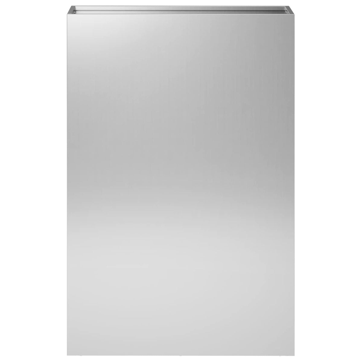 Vidaxl plantenbak zilver 50 x 20 x 75 cm gegalvaniseerd staal