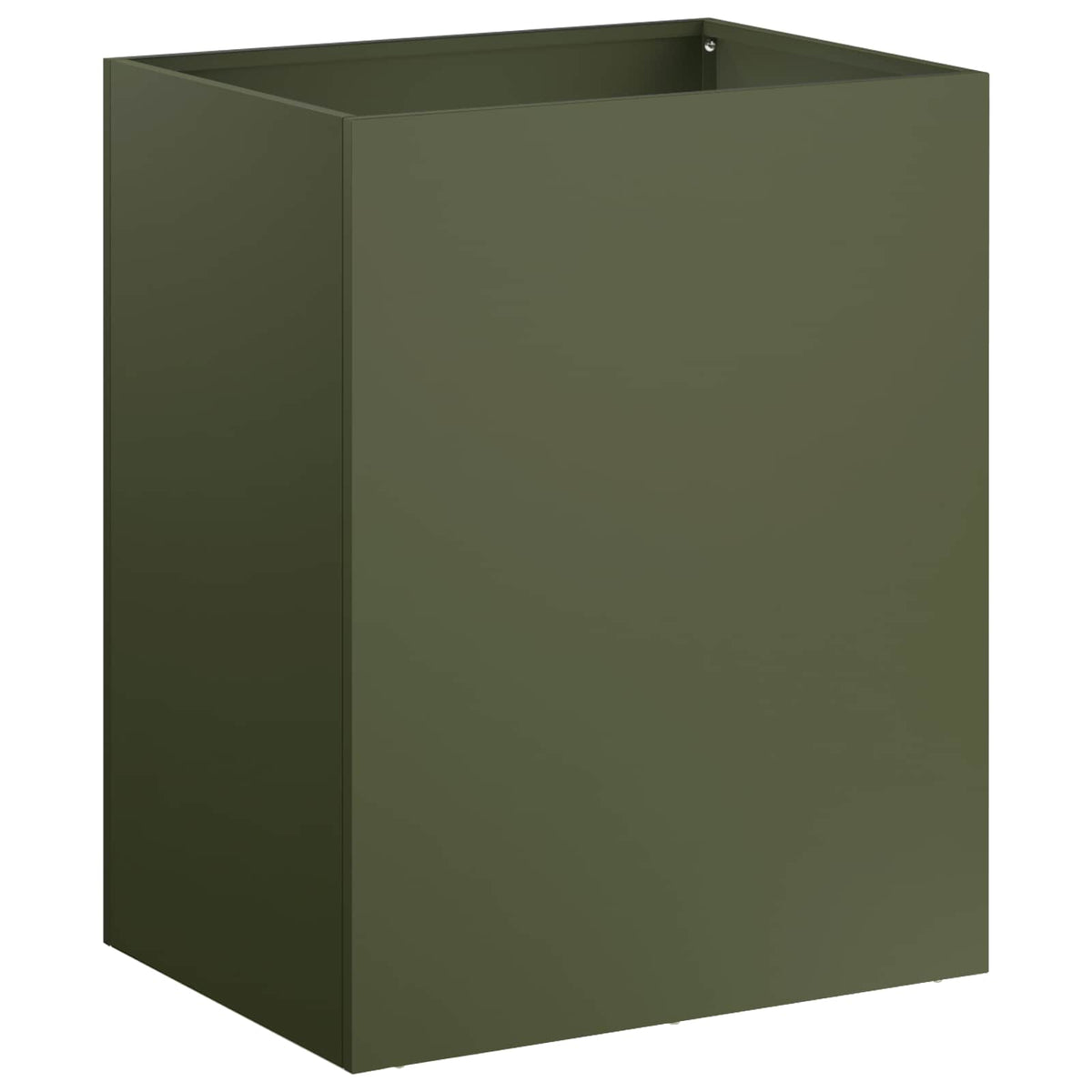 Vidaxl plantenbak olijfgroen 40 x 30 x 40 cm koudgewalst staal