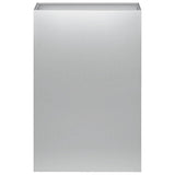 Vidaxl plantenbak zilver 40 x 30 x 75 cm gegalvaniseerd staal