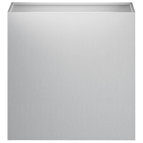 Vidaxl plantenbak zilver 50 x 30 x 50 cm gegalvaniseerd staal