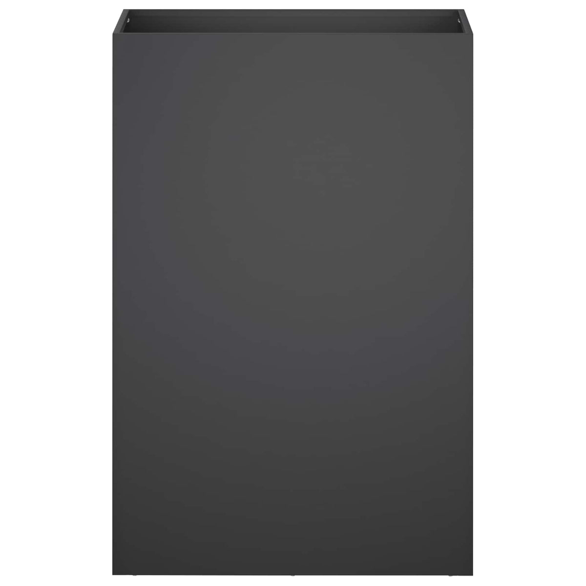 Vidaxl plantenbak zwart 50 x 30 x 75 cm koudgewalst staal