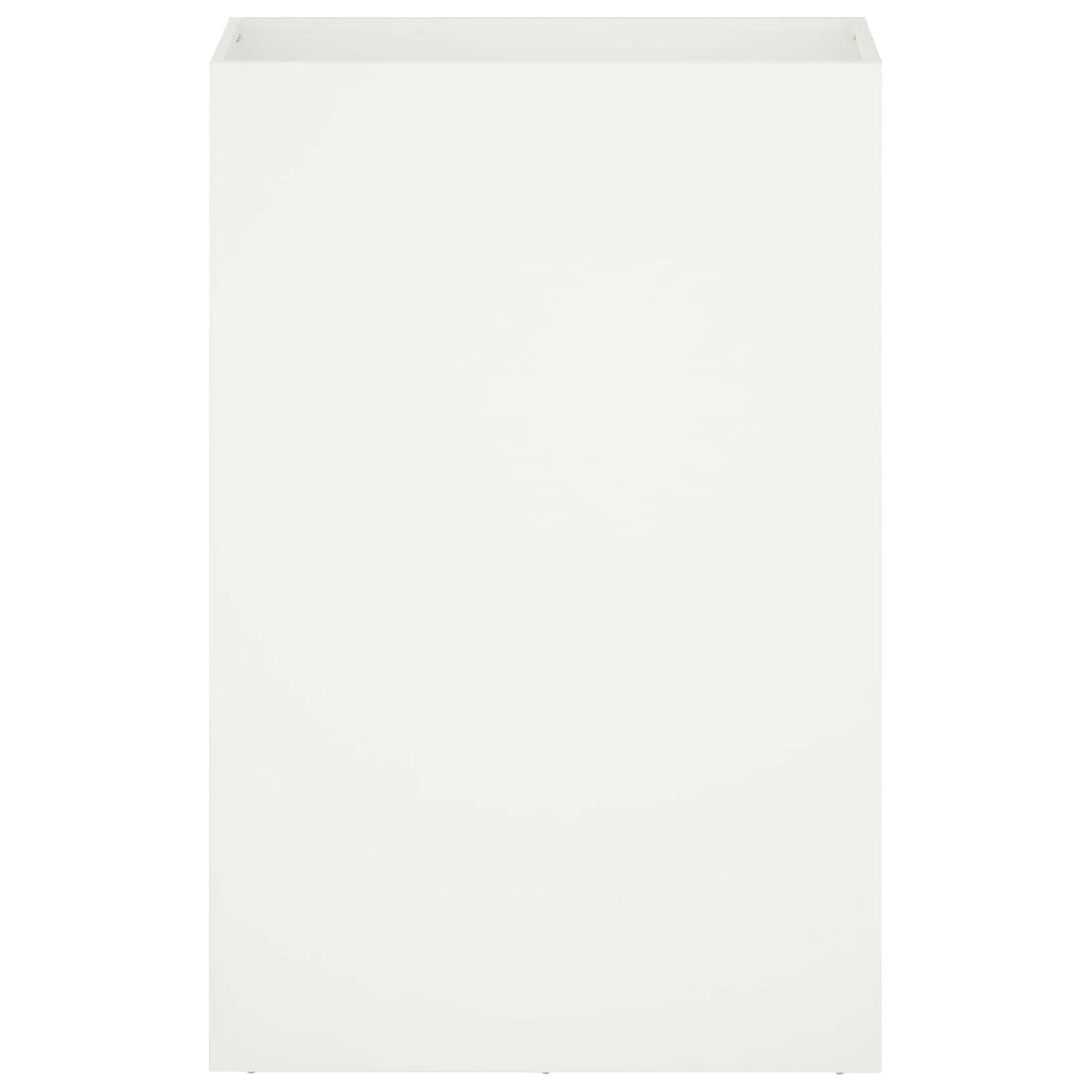 Vidaxl plantenbak wit 50 x 30 x 75 cm koudgewalst staal
