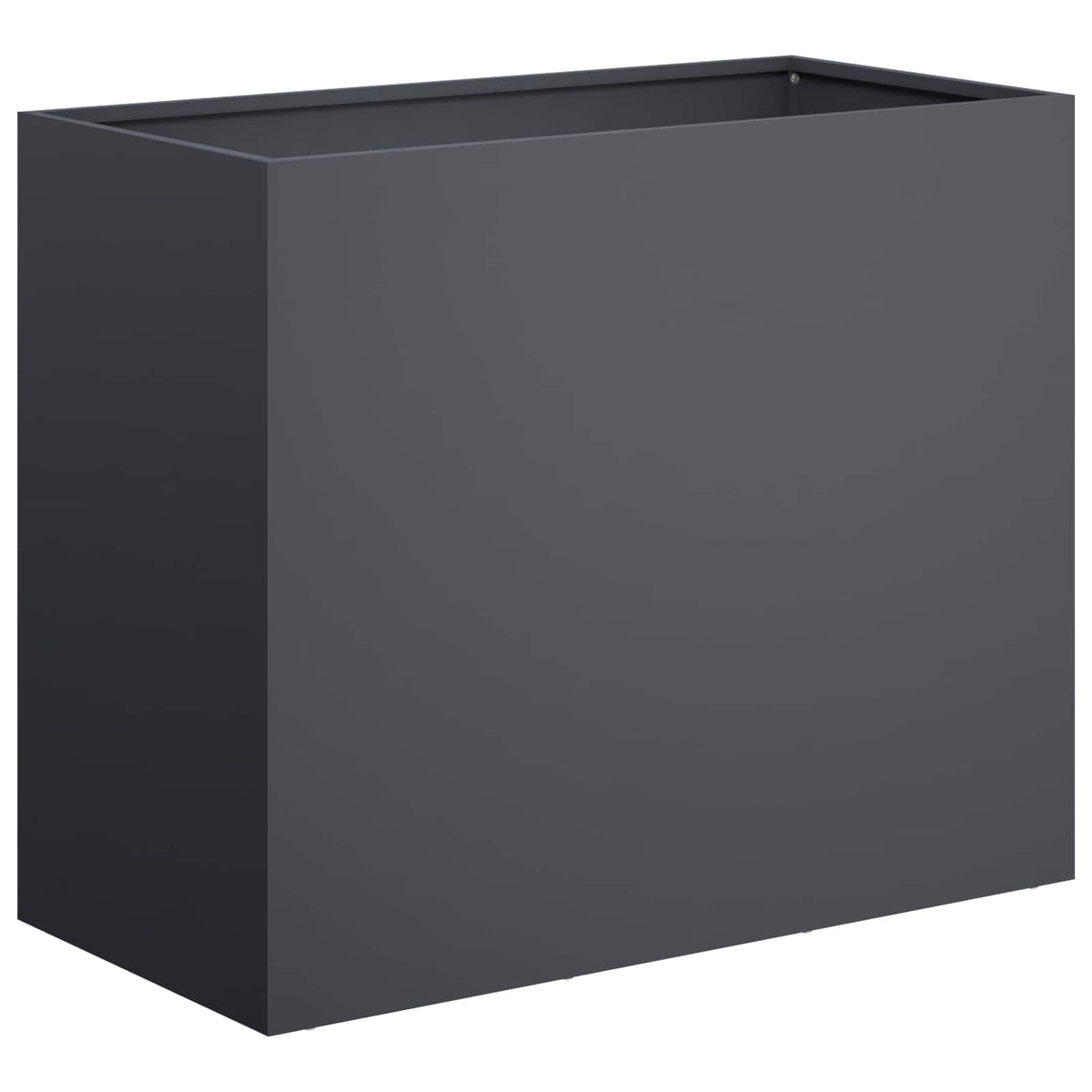 Vidaxl plantenbak 2 st antraciet 60 x 30 x 40 cm koudgewalst staal