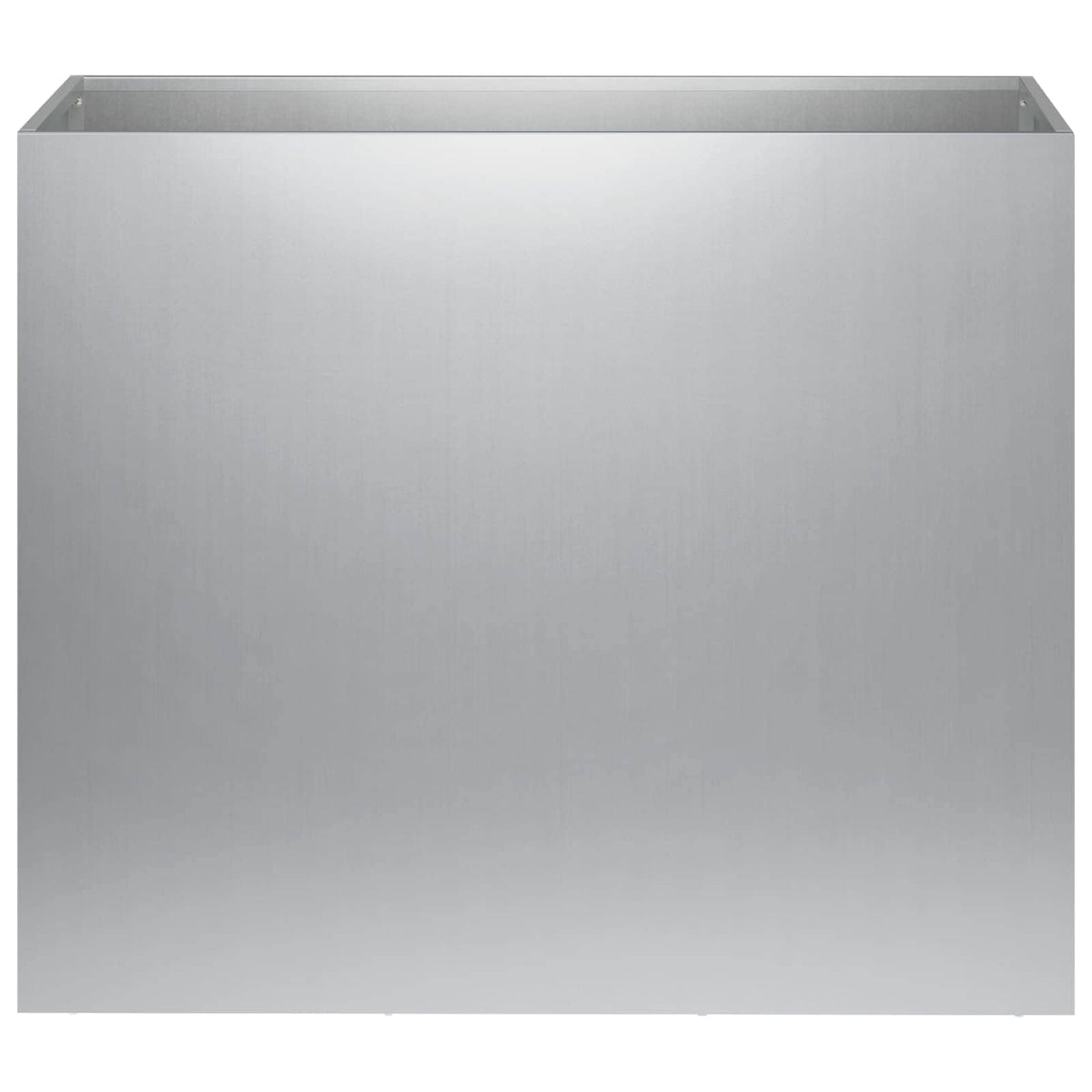 Vidaxl plantenbak zilver 60 x 30 x 40 cm gegalvaniseerd staal