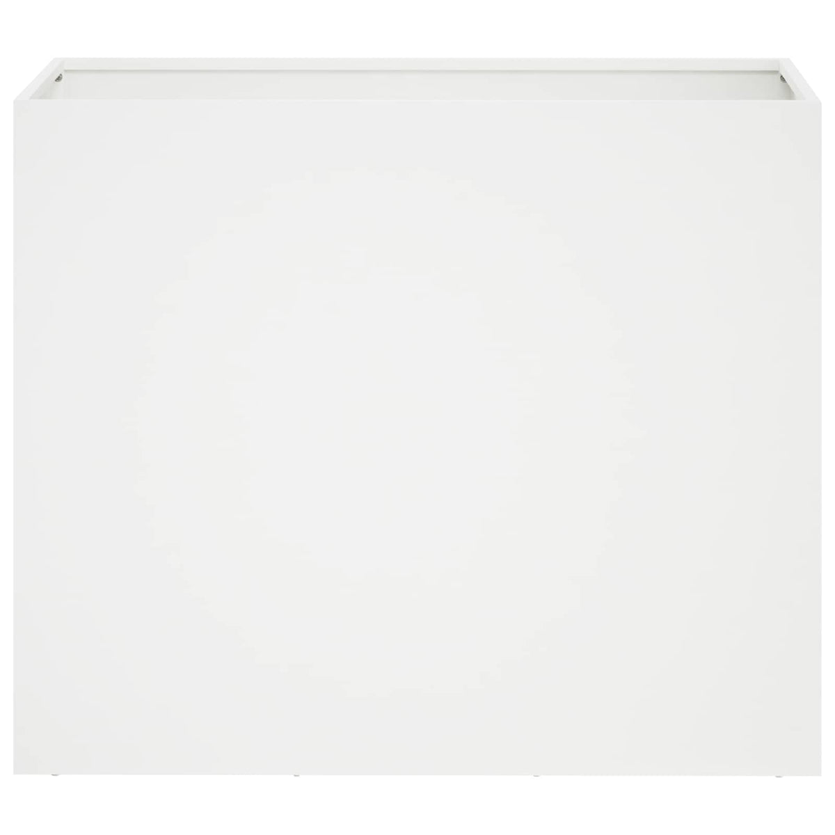 Vidaxl plantenbak wit 60 x 30 x 50 cm koudgewalst staal