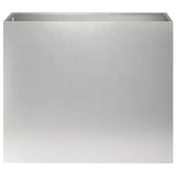 Vidaxl plantenbak zilver 60 x 30 x 50 cm roestvrij staal