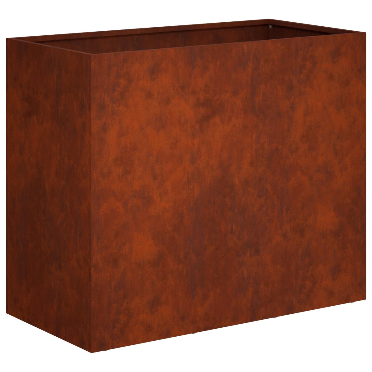 Vidaxl plantenbak roestkleurig 60 x 30 x 50 cm weervast staal