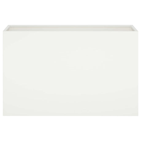 Vidaxl plantenbak wit 80 x 30 x 40 cm koudgewalst staal