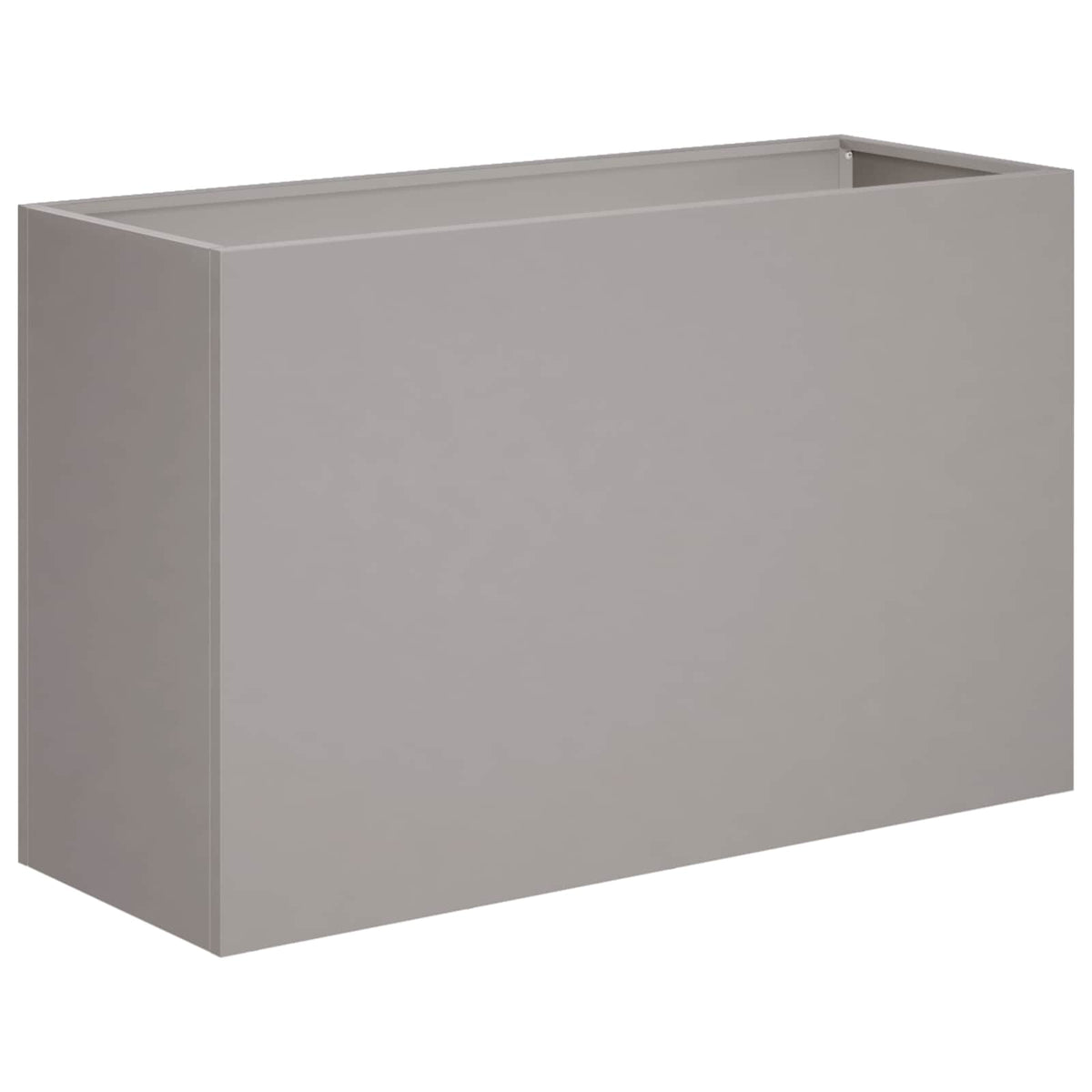 Vidaxl plantenbak roestkleurig 80 x 30 x 40 cm weervast staal