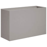 Vidaxl plantenbak roestkleurig 80 x 30 x 40 cm weervast staal