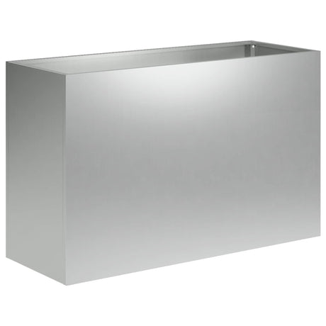 Vidaxl plantenbak zilver 80 x 30 x 50 cm gegalvaniseerd staal