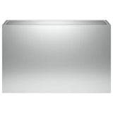 Vidaxl plantenbak zilver 80 x 30 x 50 cm gegalvaniseerd staal