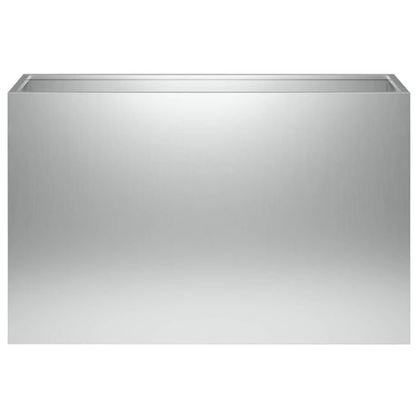 Vidaxl plantenbak zilver 80 x 30 x 50 cm gegalvaniseerd staal