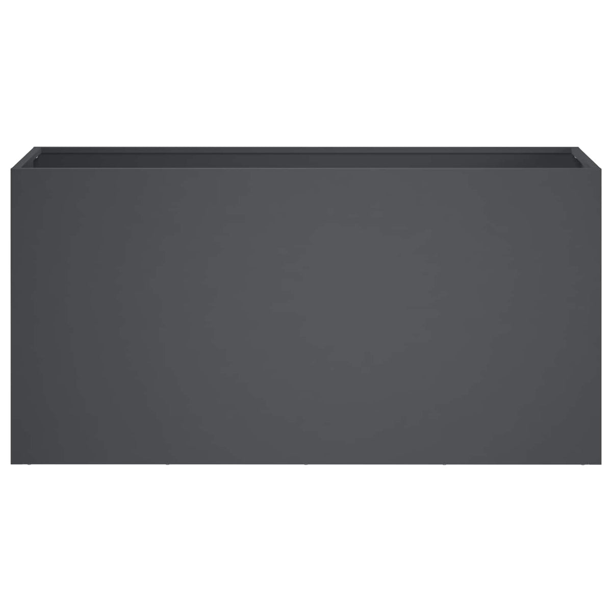 Vidaxl plantenbak antraciet 100 x 30 x 40 cm koudgewalst staal