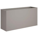 Vidaxl plantenbak roestkleurig 100 x 30 x 40 cm weervast staal